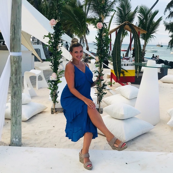 Lulus Dresses & Skirts - Royal Blue Midi Dress